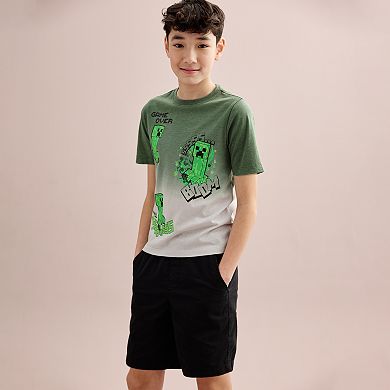 Boys 8-20 Minecraft Dip-Dyed Graphic Tee