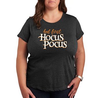 Disney's Hocus Pocus But First Hocus Pocus Plus Size Graphic Tee