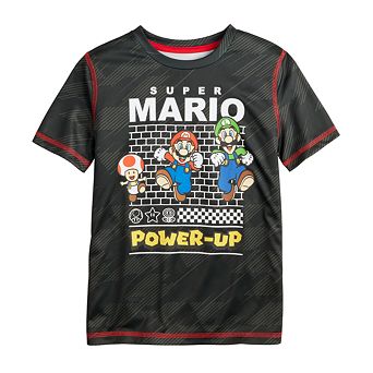 Boys 4-12 Jumping Beans® Super Mario Short Sleeve Active Tee