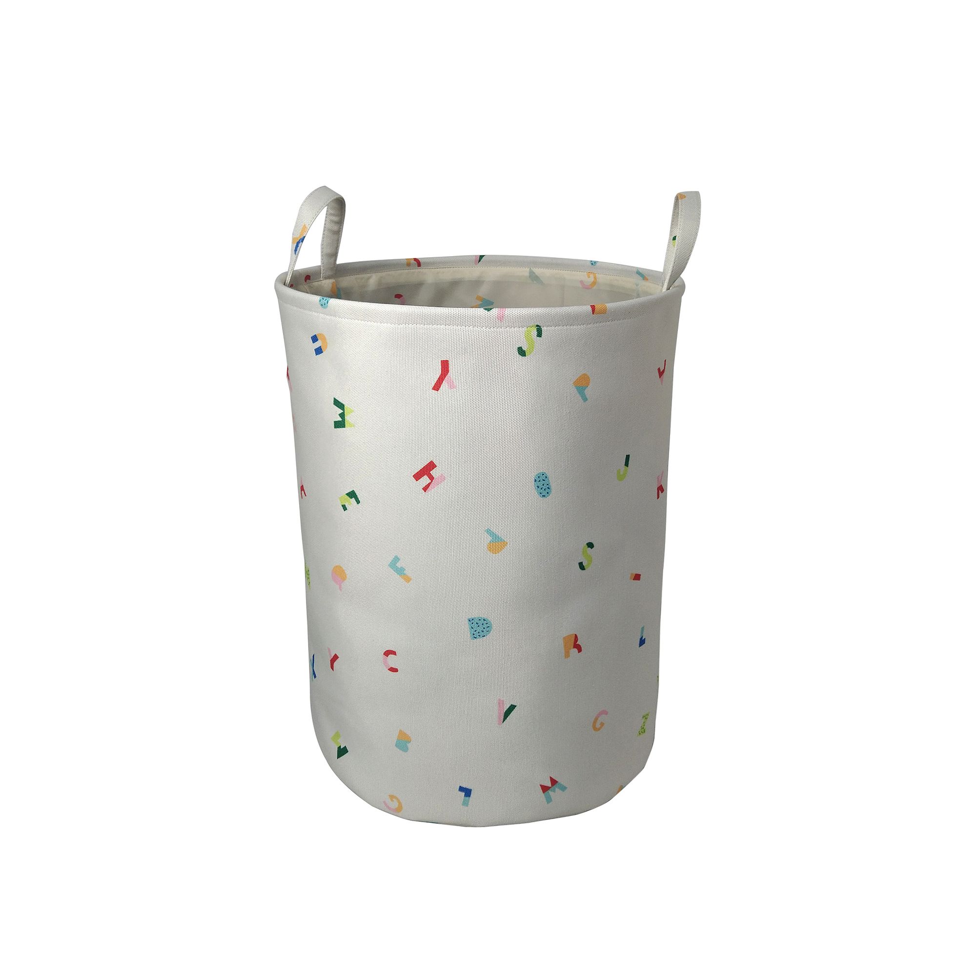 The Big One® Large Canvas Bin and Hamper, Alphabet