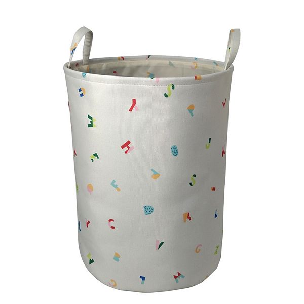 The Big One® Large Canvas Bin and Hamper - Alphabet