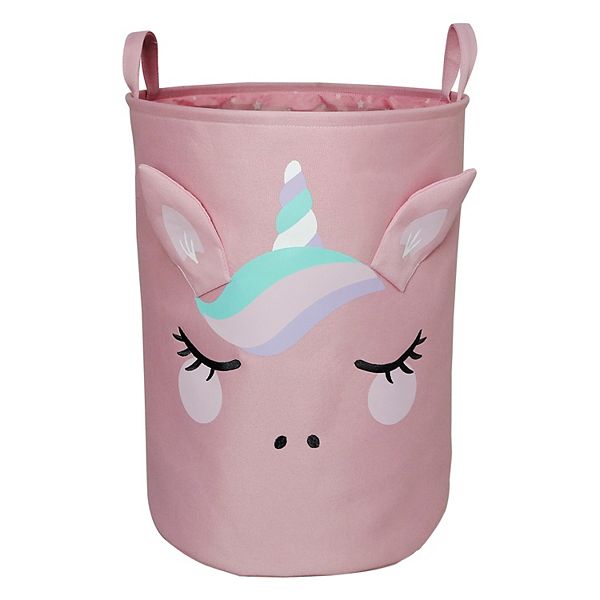 The Big One® Large Canvas Bin and Hamper - Unicorn