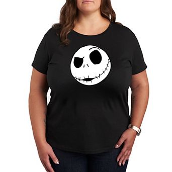 Disney's Nightmare Before Christmas Plus Jack Face Graphic Tee
