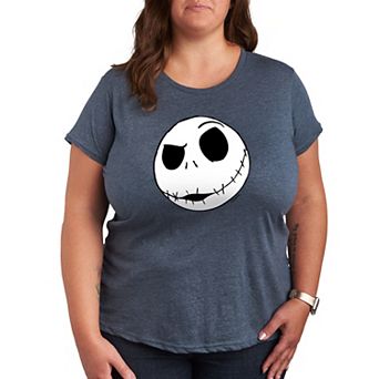 Disney's Nightmare Before Christmas Plus Jack Face Graphic Tee