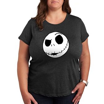 Disney's Nightmare Before Christmas Plus Jack Face Graphic Tee