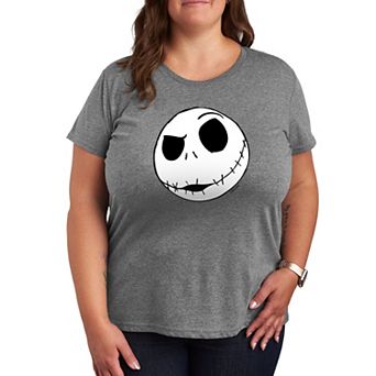 Disney's Nightmare Before Christmas Plus Jack Face Graphic Tee
