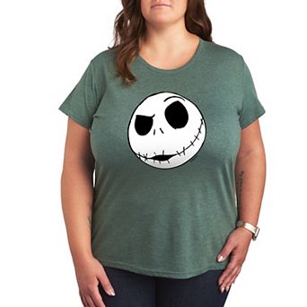 Disney's Nightmare Before Christmas Plus Jack Face Graphic Tee