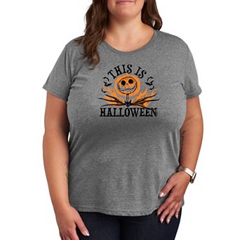 Disney's The Nightmare Before Christmas Jack Skellington Plus Size This is Halloween Graphic Tee