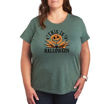 Disney's The Nightmare Before Christmas Jack Skellington Plus Size This is Halloween Graphic Tee