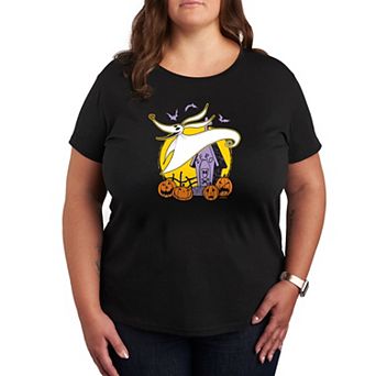 Disney's The Nightmare Before Christamas Zero Plus Size Halloween Graphic Tee