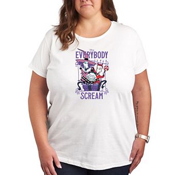 Disney's Nightmare Before Christmas Plus Everybody Scream Graphic Tee