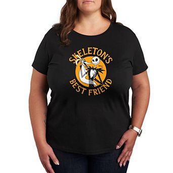 Disney's Nightmare Before Christmas Plus Skeleton's Best Friend Graphic Tee
