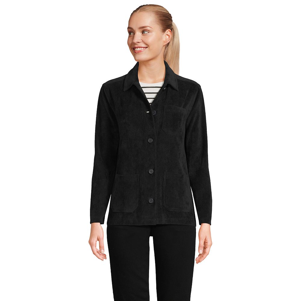 Women's Lands' End Long Sleeve Sport Cord Chore Jacket