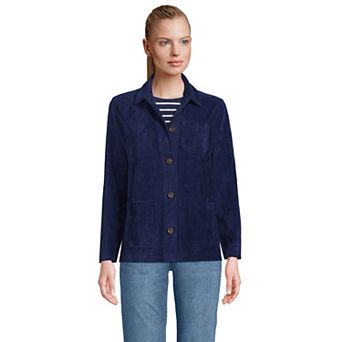 Women's Lands' End Long Sleeve Sport Cord Chore Jacket