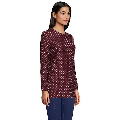 Women's Lands' End Long Sleeve Performance Crewneck Tunic