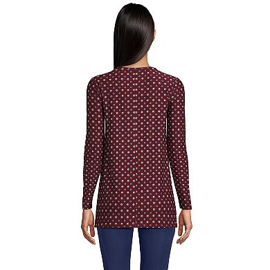 Women's Lands' End Long Sleeve Performance Crewneck Tunic