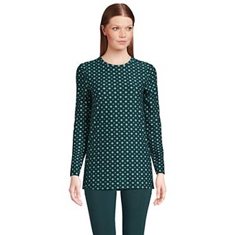 Women's Lands' End Long Sleeve Performance Crewneck Tunic