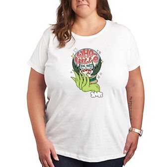 Plus Dr. Seuss Grinch Whoville Globe Graphic Tee