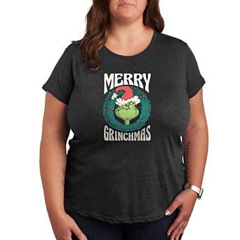 Plus Dr. Seuss Merry Grinchmas Graphic Tee
