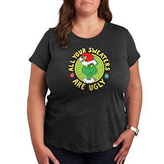 Plus Dr. Seuss Sweaters Are Ugly Graphic Tee