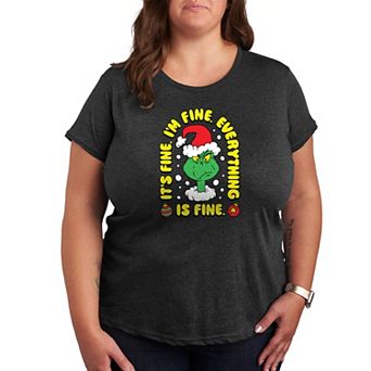 Plus Dr. Seuss Everything Is Fine Graphic Tee