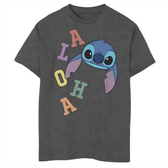 Disney's Lilo & Stitch Boys 8-20 Colorful Aloha Stitch Husky Graphic Tee
