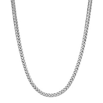 LYNX Stainless Steel Foxtail Chain 24" Necklace