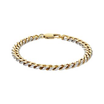 LYNX Stainless Steel Curb Chain 8.5" Bracelet