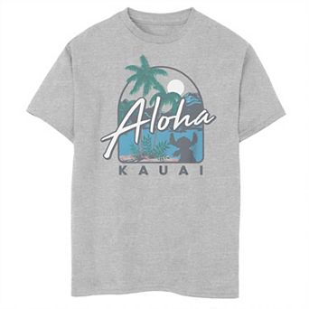 Disney's Lilo & Stitch Boys 8-20 Aloha Kauai Stitch Husky Graphic Tee