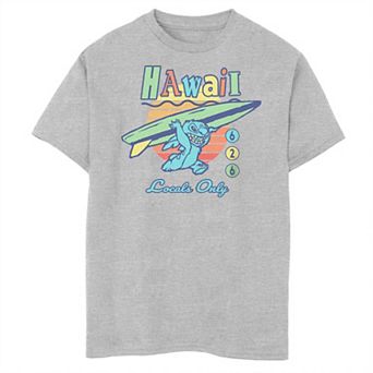 Disney's Lilo & Stitch Boys 8-20 Hawaii Locals Only Stitch Husky Graphic Tee