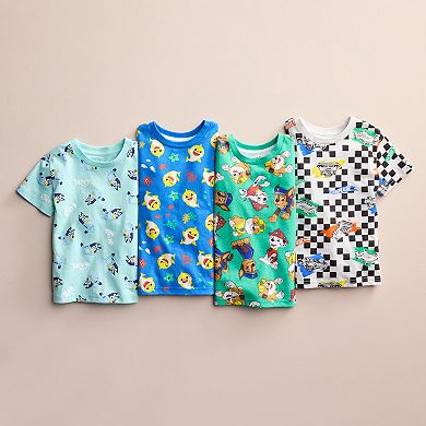 Baby & Toddler Boy Jumping Beans Bluey Allover Print Tee