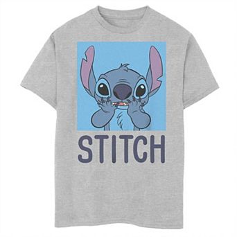 Disney's Lilo & Stitch Boys 8-20 Surprised Stitch Husky Graphic Tee