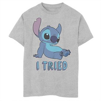 Disney's Lilo & Stitch Boys 8-20 I Tried Stitch Husky Graphic Tee