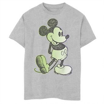 Disney's Mickey Mouse Boys 8-20 Marker Sketch Husky Graphic Tee