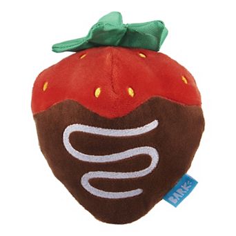 BARK Chocolate Slobber Strawberry Pet Toy