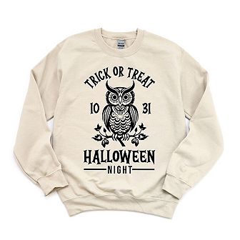 Trick or Treat Owl Sweatshirt