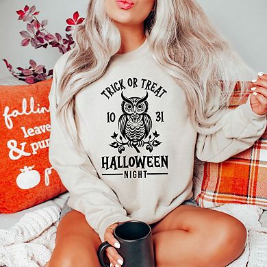 Trick or Treat Owl Sweatshirt