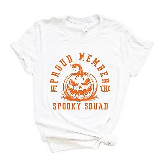 Proud Member Spooky Squad Short Sleeve Graphic Tee
