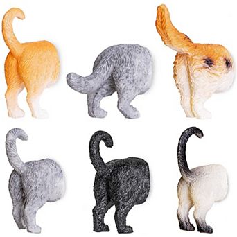 6 pc Cat Magnets - Funny Animal Refrigerator Magnets Animal Cat Lover Gifts