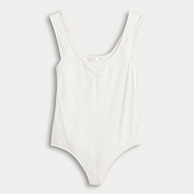 Women's LC Lauren Conrad Ruched Front Bodysuit