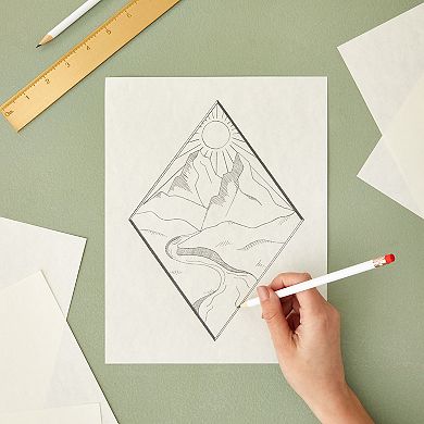 96 Sheets Vintage Parchment Printer Paper for Writing Letters, 8.5 x 11 In