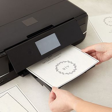 96 Sheets Vintage Parchment Printer Paper for Writing Letters, 8.5 x 11 In