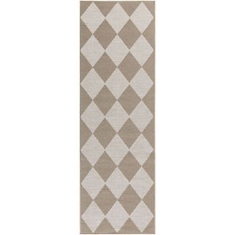 Nourison Washable Modern Jute Diamond Geometric Non-skid Indoor Area Rug