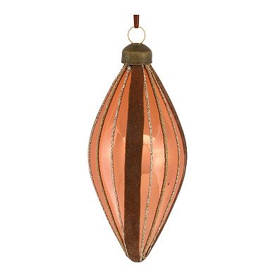 Melrose Copper Finish Glass Ornament 12-piece Set