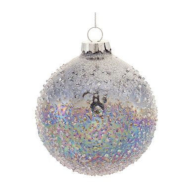 Melrose Beaded Iridescent Ornament 12-piece Set