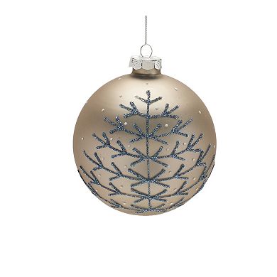 Melrose Glittered Ball Ornament 6 pc Set