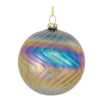 Melrose Iridescent Swirl 6-pc. Ornament Set