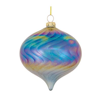 Melrose Iridescent Swirl 6-pc. Ornament Set