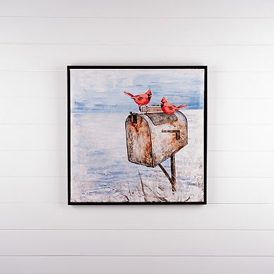 Melrose Cardinal 24-in. Mailbox Print