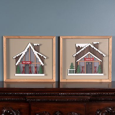 Melrose Ski Lodge 4-pc. Wall Art Set